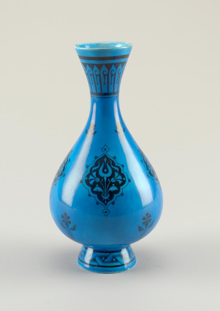 Bottle-Shaped Vase (One of a Pair)