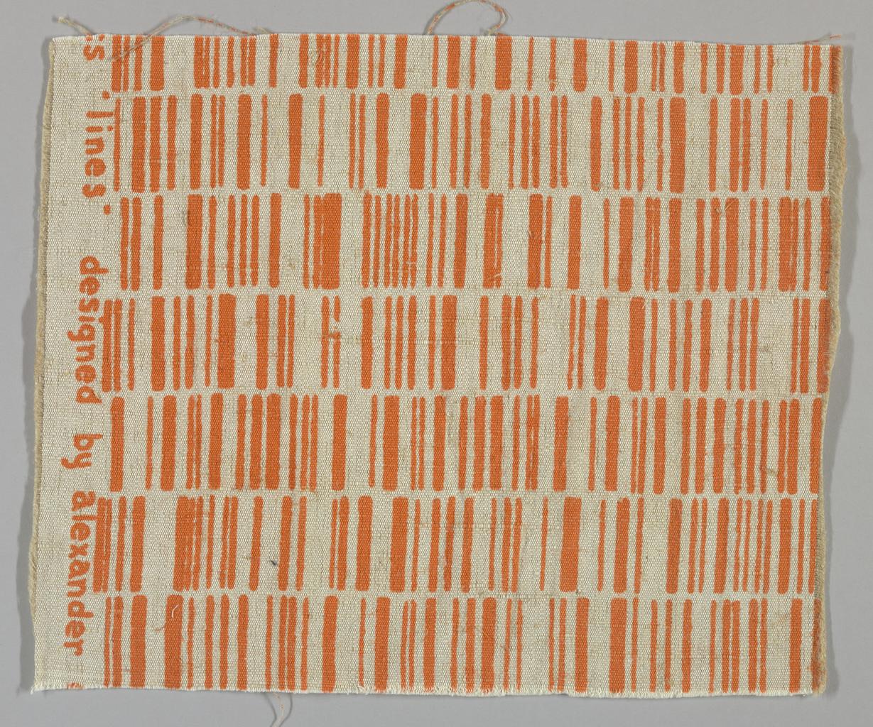 Lines (Textile fragment)