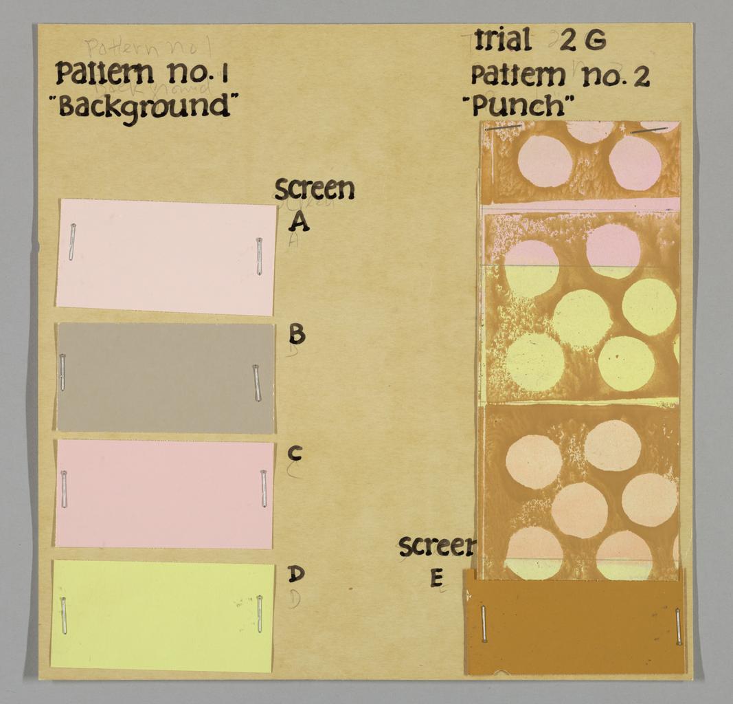 Punch #2 (Design for textile)